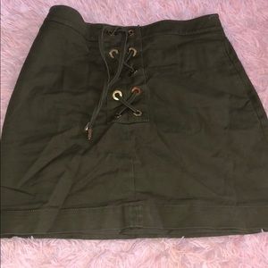 MICHAEL KORS OLIVE MINI SKIRT